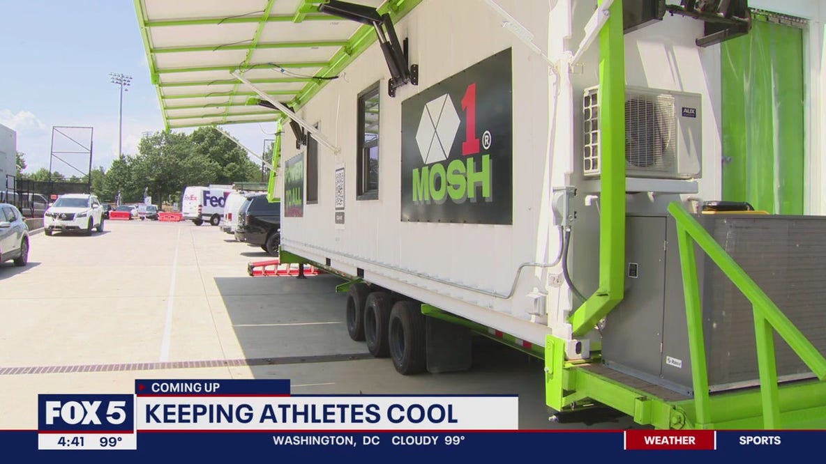 UMD rolls out mobile cooling center to keep athletes safe during extreme heat